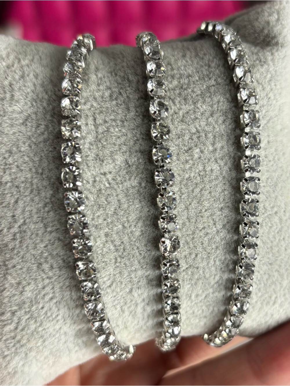 New White Gold Filled CZ Tennis Bracelet - This is for one ☝🏼